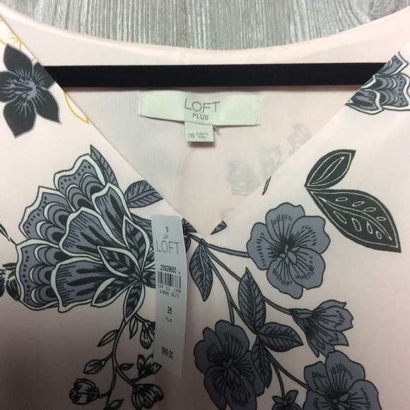 NWT LOFT Sweet Pink Dress PLUS SIZE 24 ONLY - Picture 5 of 6